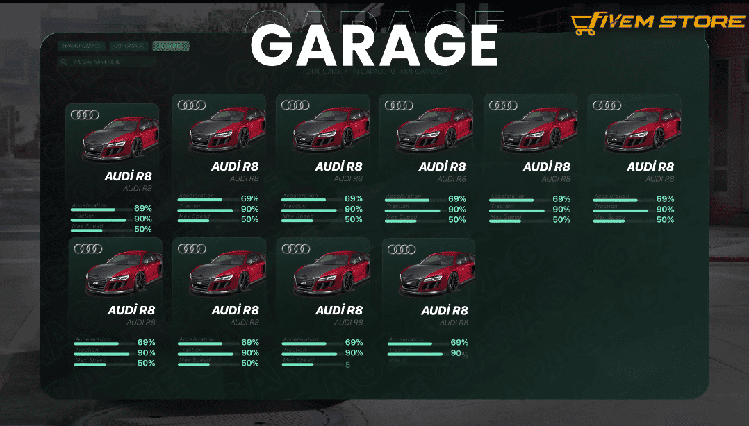 Garage System V26 [ESX/QB]