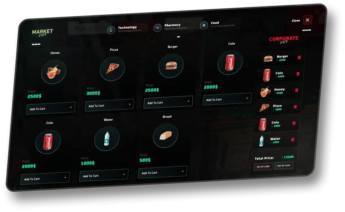 Shops System V24 [Market][Store][ESX/QB]