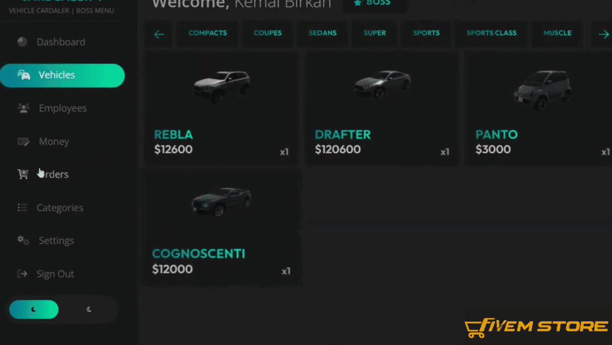 VehicleShop System V26 [Ownable Vehicle Store][Manage Your Dealership][ESX/QB]