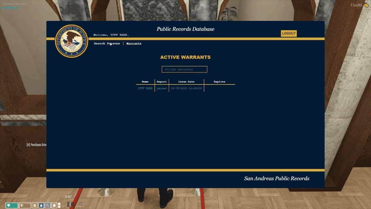 Police MDT System V1 [Mobile Data Terminal]