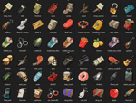 Inventory icons pack for RP server [HQ Draw]