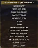 Vehicle Options Menu System V1 [Extras][Livery]
