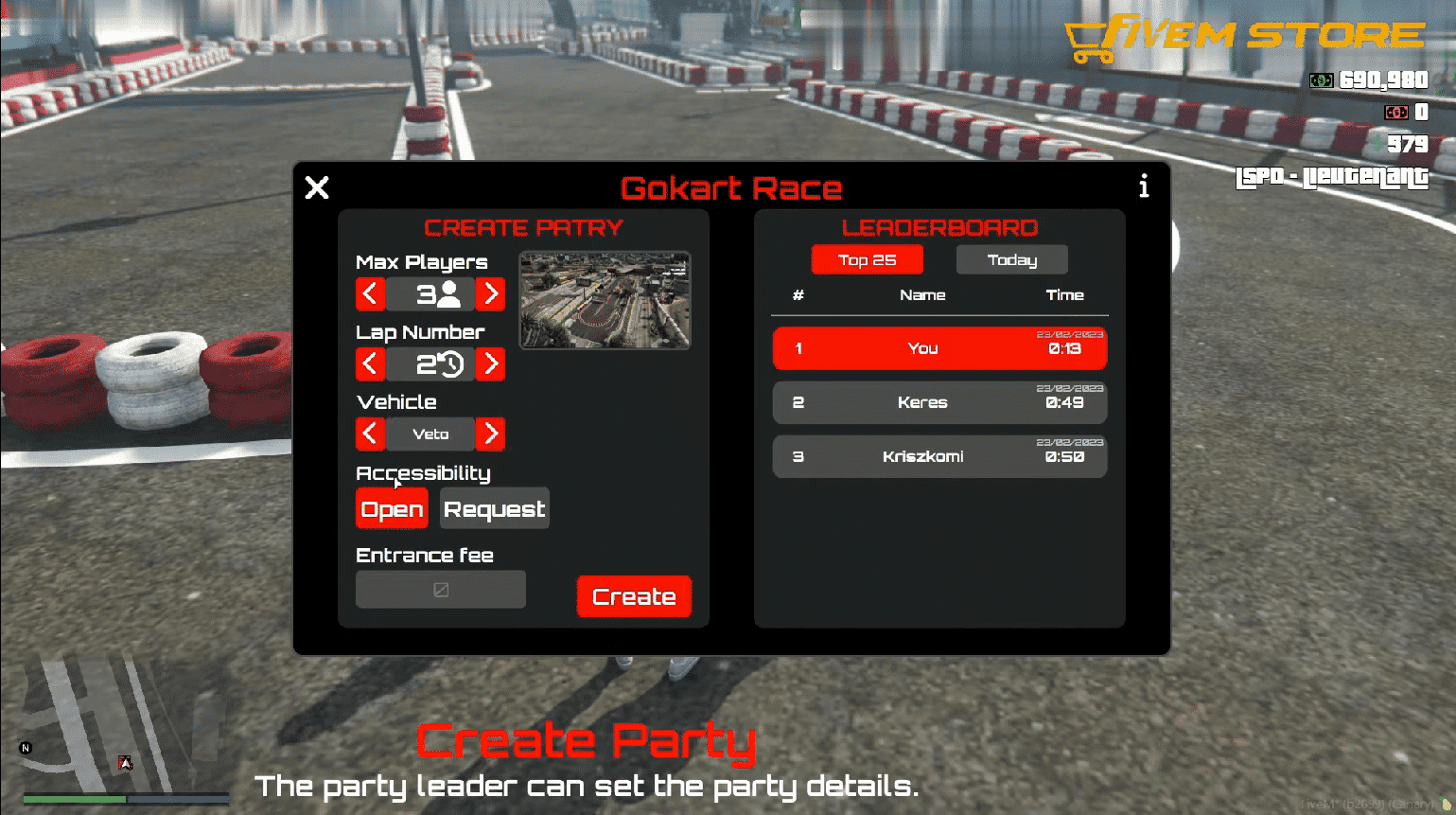 Racing System V3 [Karting][GoKart][Standalone]