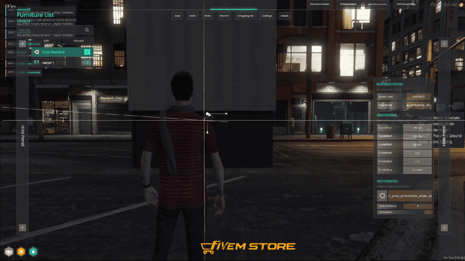 Prop System V1 [Props][Prop Editor][Objects System][ESX/QB]