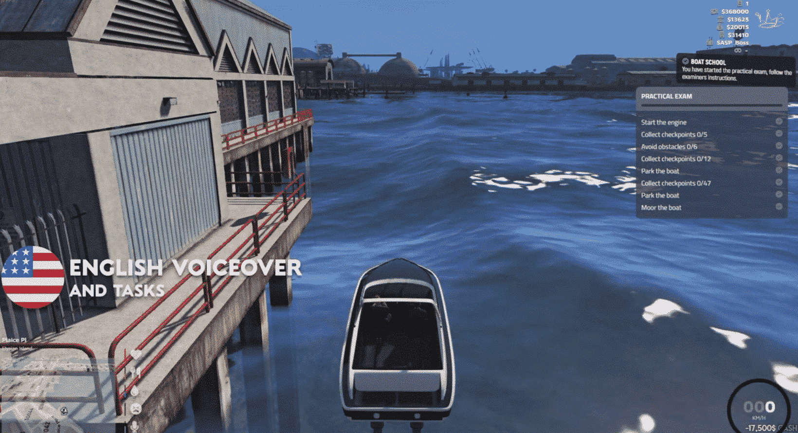 Boat School System V2 [ESX/QB]