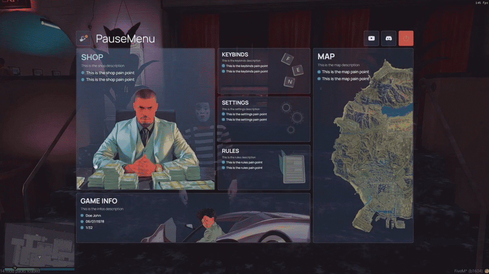Pause Menu System V5 [Main Menu][ESX/QB]