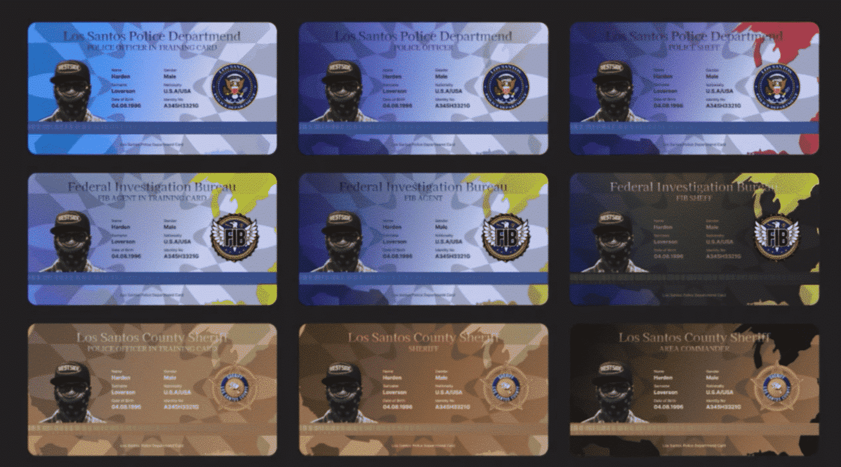 Documents System V6 [ID Card][Licenses][ESX]