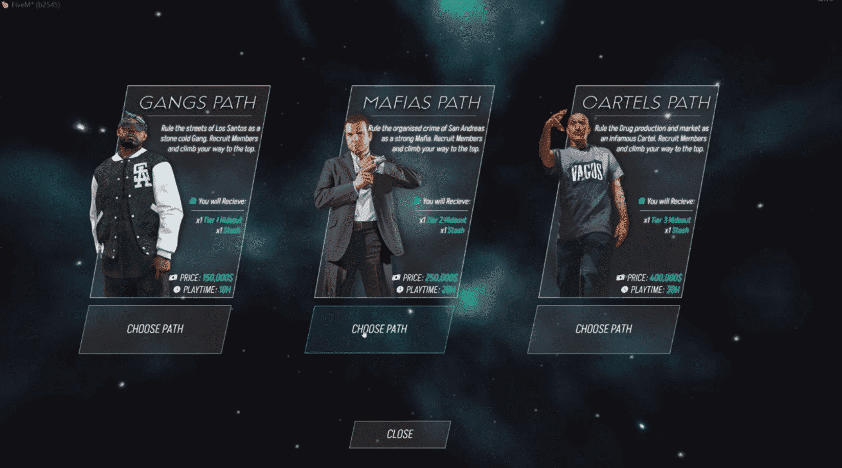 Gangs System V6 + Advanced Territories Gang Wars [Crew System][Create Mafia][ESX]