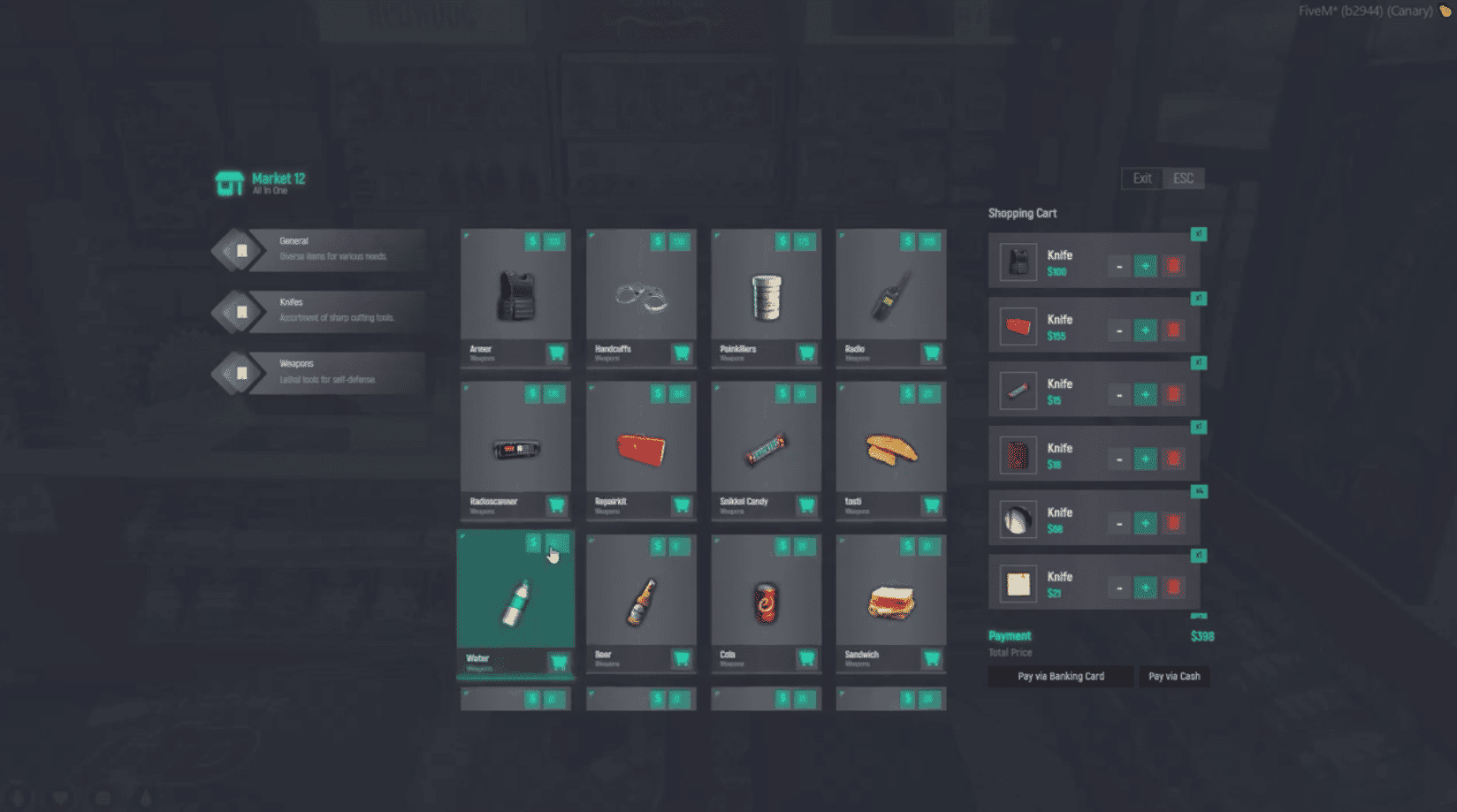 Shops System V21 [Market][Store][NoPixel 4.0 Inspired][ESX/QB]