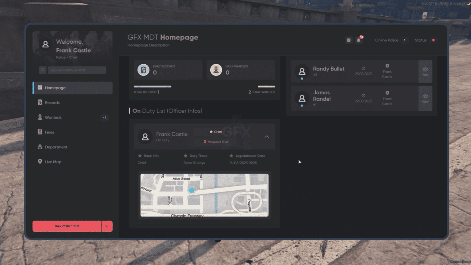 Police MDT System V16 [Mobile Data Terminal][ESX/QB]