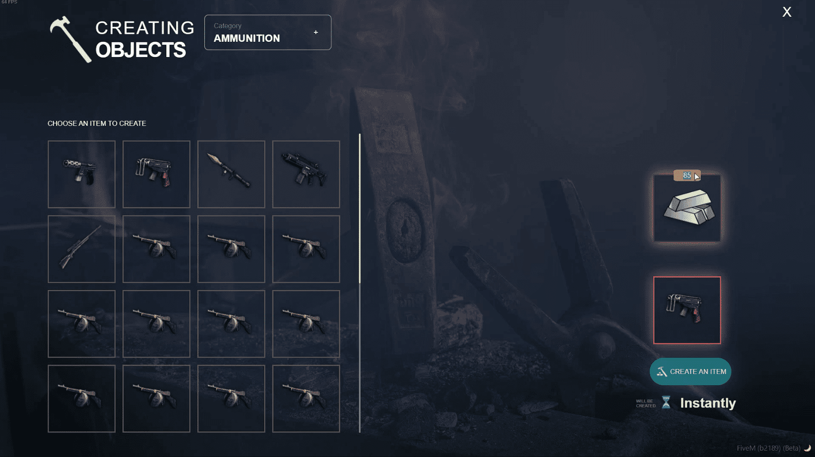 Crafting System V9