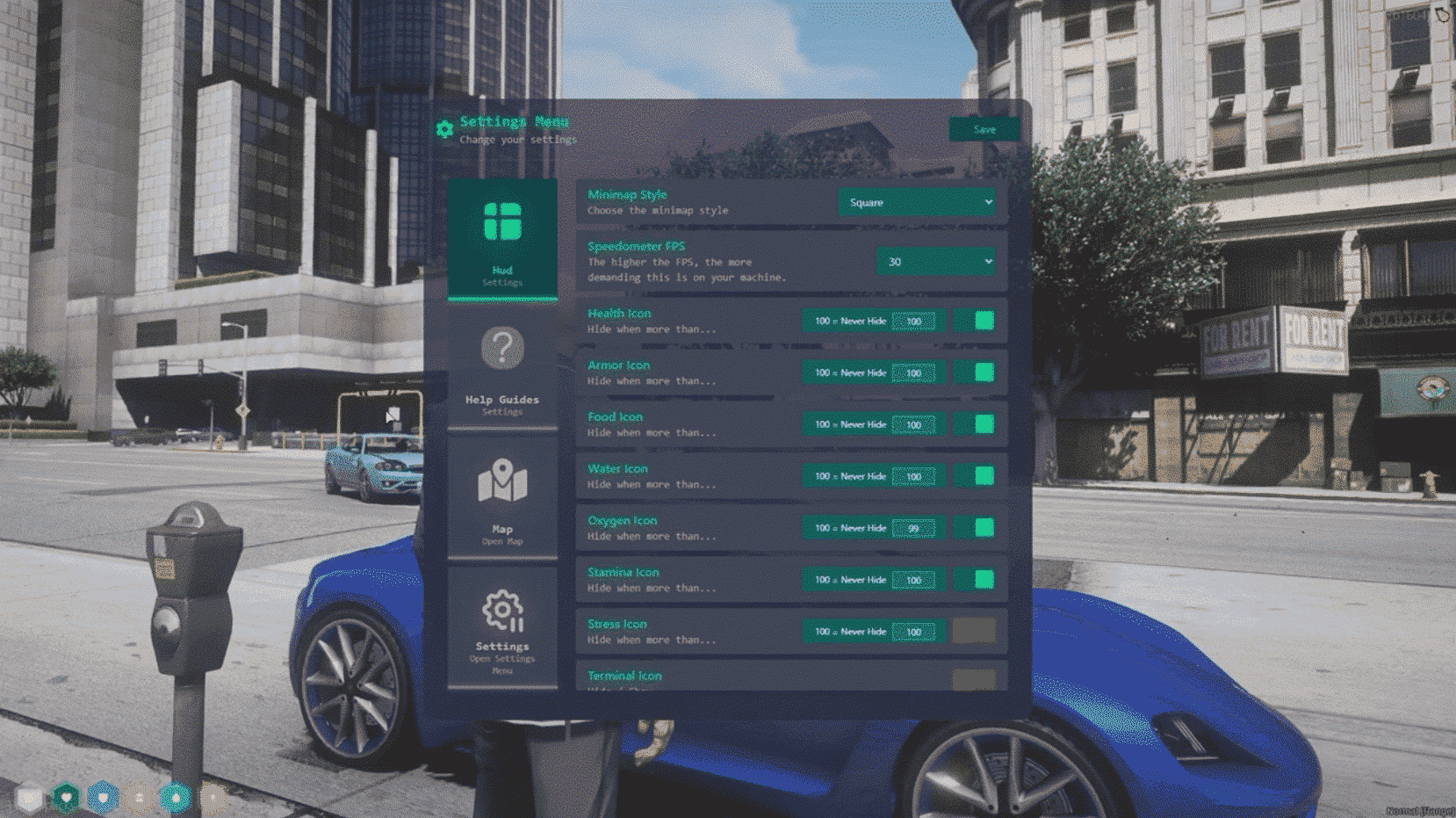 Status HUD V63 [Player Interfaces][NoPixel 4.0 Inspired][ESX/QB]
