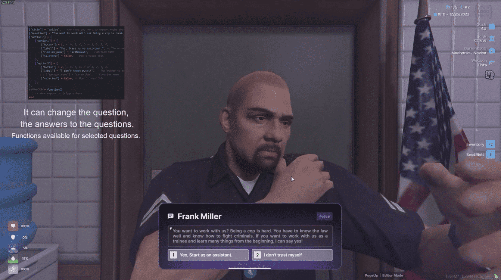 Talk To NPC System V3 [Dialog System][NoPixel 4.0 Inspired][Standalone]