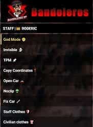 Admin Menu System V4