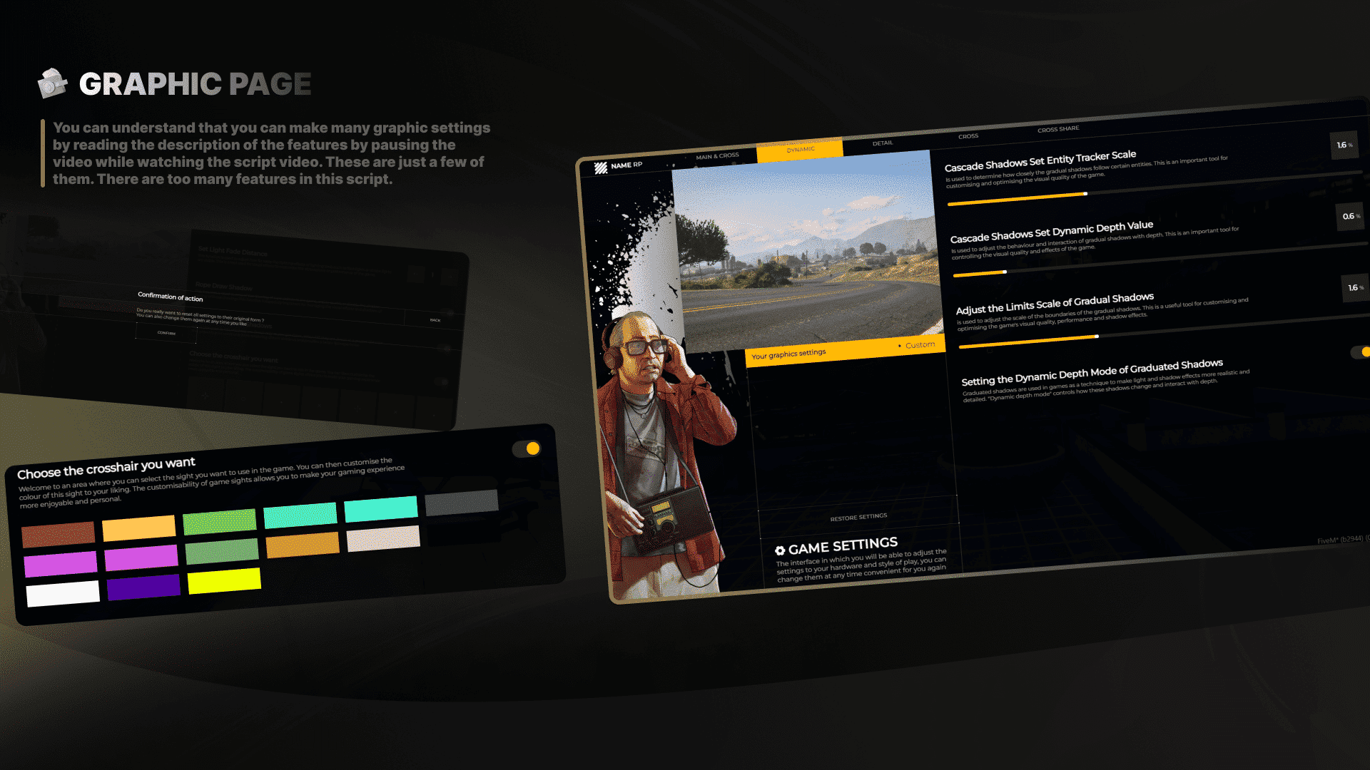 FPS Booster System V3 + Crosshair Menu System V3 [FPS Menu][Standalone]