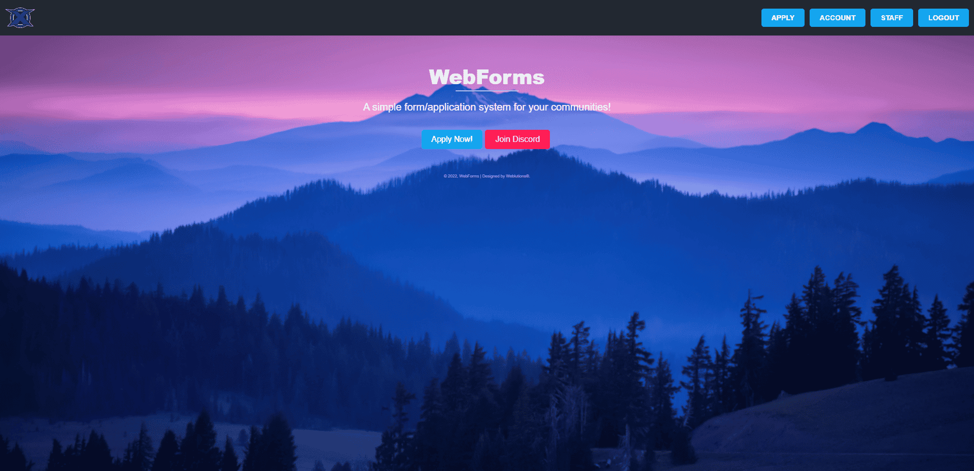 Roleplay Application Forms Website