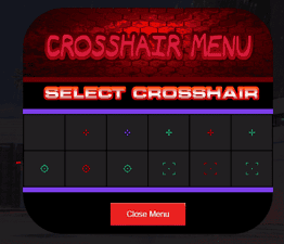 Crosshair Menu System [Clean UI][Standalone]