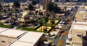 Huge War Torn Arabian City Covering Alamo Sea MLO [Gazna City]