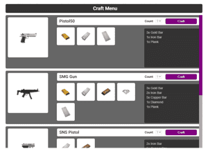 Crafting System V8
