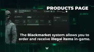 Black Market System V8 [Dark Web Store][ESX/QB]