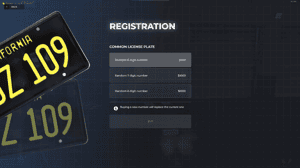 License Plate Changer System V3 [Standalone]