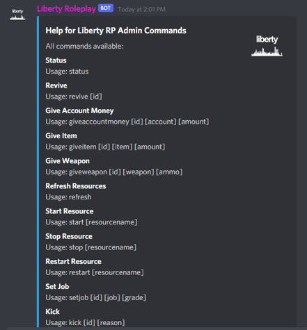In Game Discord Logs & Discord Bot V3 | FiveM Store In Game Discord Logs & Discord Bot V3
