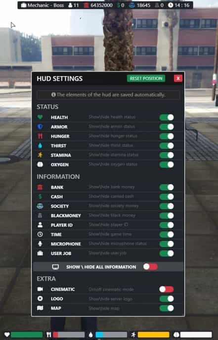 Status Hud V37 [מתקדם]