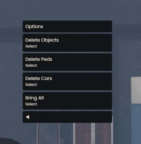 Admin Menu System V6