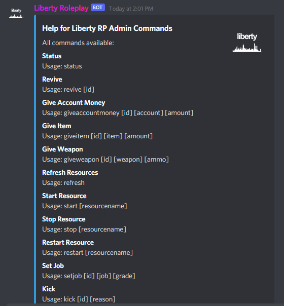 In Game Discord Logs & Discord Bot V3 | FiveM Store In Game Discord Logs & Discord Bot V3