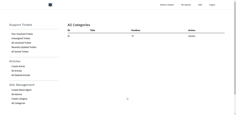 Website Help Center [Web Desk]