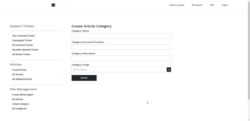 Website Help Center [Web Desk]