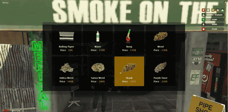 Weed Usable System | FiveM Store Weed Usable System