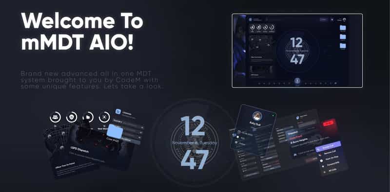 Police MDT System V19 [Mobile Data Terminal][MDT AIO][Dispatch][Evidence][ESX/QB