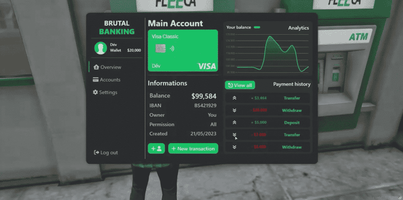 Banking System V17 [ESX/QB]
