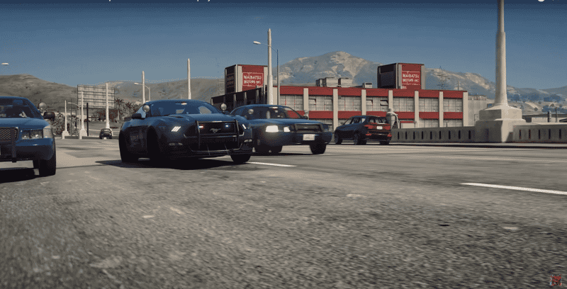 NoPixel 경찰 추격 차량