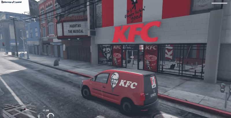 KFC Car + KFC Map | FiveM Store KFC Car + KFC Map