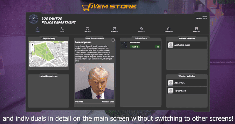 Police MDT System V18 [Mobile Data Terminal][ESX/QB]