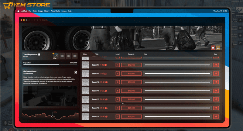 Garbage Job System V4 [Multiplayer][ESX/QB]