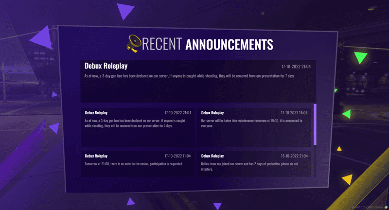 Admin Announcement System V2 [Announce][ESX/QB]