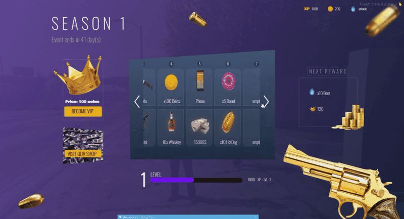 Battlepass System V5 [ESX]