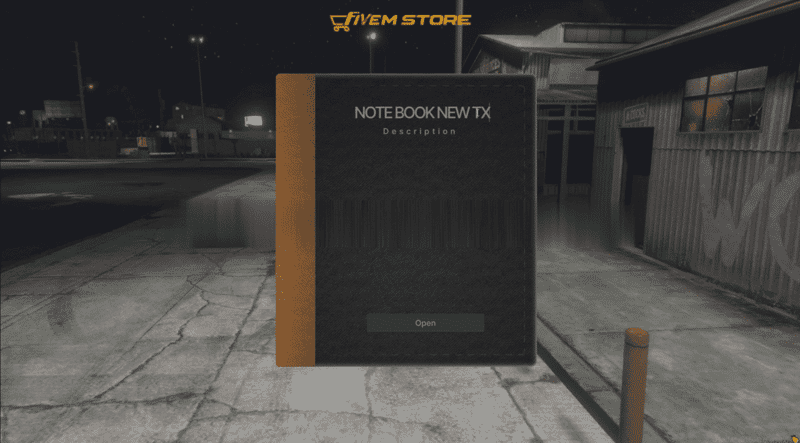 Notepad System V3 [Notebook][NoPixel 4.0 Inspired][ESX/QB]