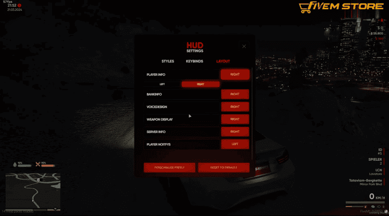 Status HUD V73 [Spielerschnittstellen][ESX]
