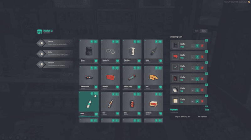 Shops System V21 [Market][Store][NoPixel 4.0 Inspired][ESX/QB]