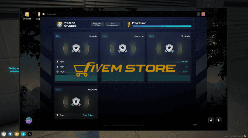 Tablet System V2 + Gruppe6 Job System [Gruppe Sechs][ESX/QB]