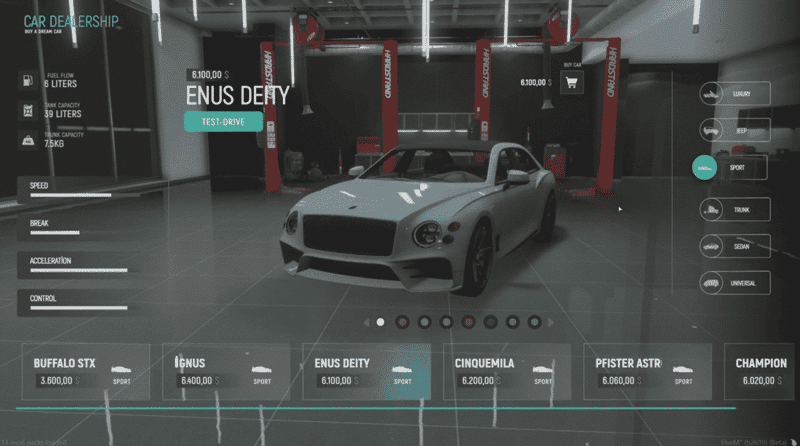VehicleShop System V22 [Dealership][ESX/QB]
