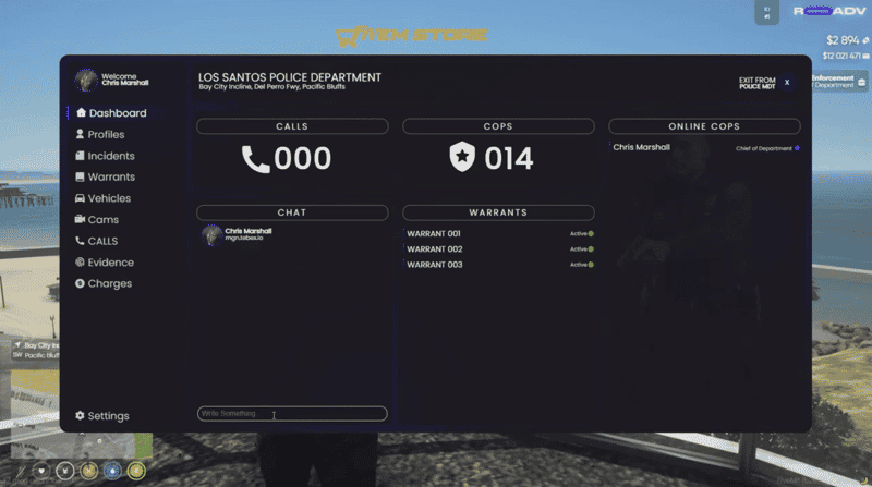 Police MDT System V17 [Mobile Data Terminal][ESX/QB]