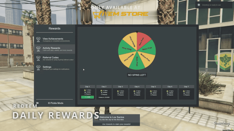 Rewards System V4 [Referral System][Daily Rewards][Achievements]