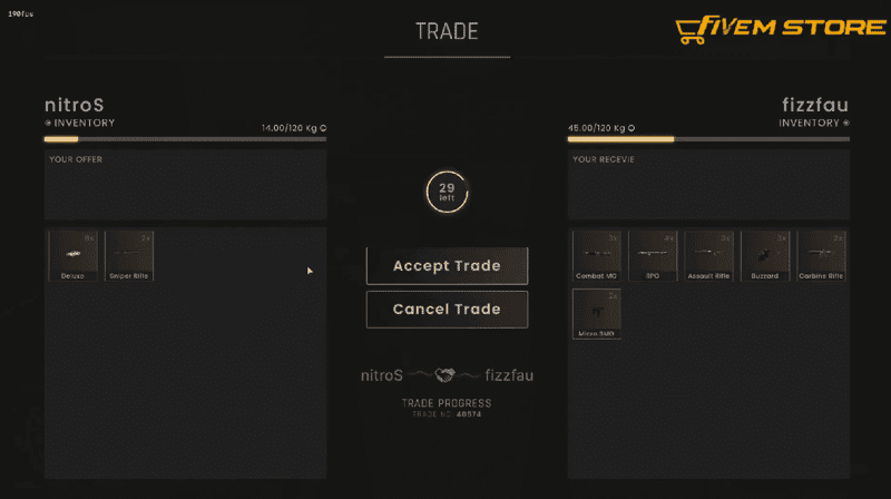 Trade System V4 [Trading][ESX/QB]