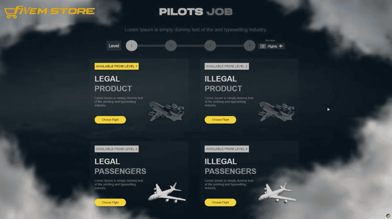 Pilot Job System V2 [Flight Job][ESX/QB]