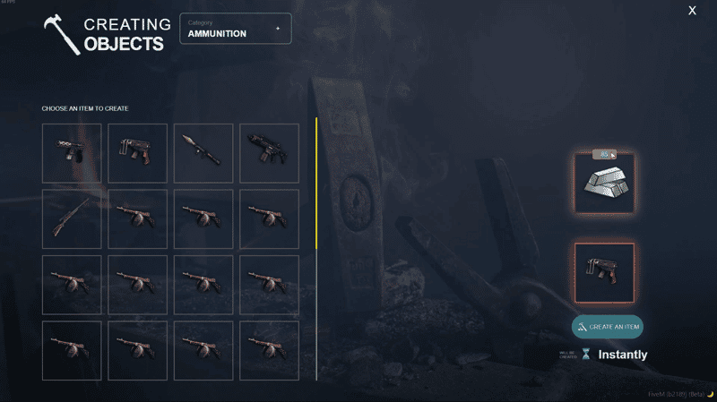 Crafting System V9